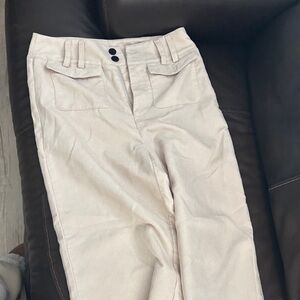 Cream Corduroy Pants